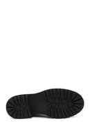 Women's Black Back Zipper Leather Boots | Derimod Women's Black Back Zipper Leather Boots | Derimod