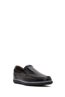Erkek Siyah Rugan Deri Klasik Loafer | Derimod Erkek Siyah Rugan Deri Klasik Loafer | Derimod