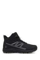 Derimod Dry Men's Black Lace-Up Thick-Soled Outdoor Boot | Derimod Derimod Dry Men's Black Lace-Up Thick-Soled Outdoor Boot | Derimod