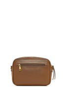 Woman Tan Long-Strap Suede Crossbody Bag | Derimod Woman Tan Long-Strap Suede Crossbody Bag | Derimod