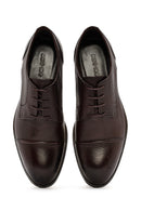 Men's Brown Laced Leather Classic Shoes | Derimod Men's Brown Laced Leather Classic Shoes | Derimod
