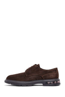 Men's Brown Lace-Up Thick-Soled Suede Leather Casual Shoes | Derimod Men's Brown Lace-Up Thick-Soled Suede Leather Casual Shoes | Derimod