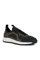 Geox Men's Green Leather Detailed U Terrestre Sneaker | Derimod Geox Men's Green Leather Detailed U Terrestre Sneaker | Derimod