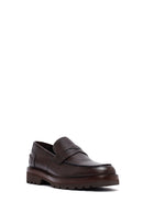 Erkek Kahverengi Deri Casual Loafer | Derimod Erkek Kahverengi Deri Casual Loafer | Derimod