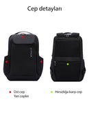 D-Pack Unisex Siyah Teknolojik Kumaş Hardcase Sırt Çantası | Derimod D-Pack Unisex Siyah Teknolojik Kumaş Hardcase Sırt Çantası | Derimod