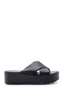 Women's Thick Soled Slippers | Derimod Women's Thick Soled Slippers | Derimod