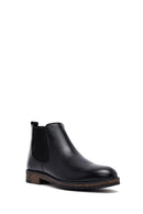 Male Black Leather Chelsea Boots | Derimod Male Black Leather Chelsea Boots | Derimod