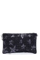 Women's Sequined Star Detailed Portfolio | Derimod Women's Sequined Star Detailed Portfolio | Derimod