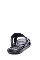 Men's Leather Printed Slippers | Derimod Men's Leather Printed Slippers | Derimod