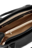 Woman Black Long-Strap Casual Shoulder Bag | Derimod Woman Black Long-Strap Casual Shoulder Bag | Derimod