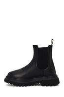 Harley Davidson Woman Black Mourir Nubuck Leather Chelsea Boots | Derimod Harley Davidson Woman Black Mourir Nubuck Leather Chelsea Boots | Derimod