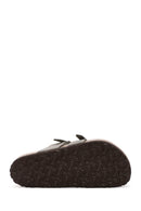 Birkenstock Women's Mink Mayari Bf Flip Flops Nubuck Slippers | Derimod Birkenstock Women's Mink Mayari Bf Flip Flops Nubuck Slippers | Derimod