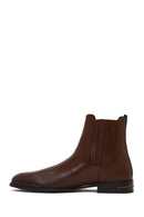 Men's Brown Leather Chelsea Boot | Derimod Men's Brown Leather Chelsea Boot | Derimod