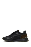 Erkek Yeşil Bağcıklı Deri Sneaker | Derimod Erkek Yeşil Bağcıklı Deri Sneaker | Derimod