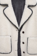 Valley Women's Beige Double Breasted Teddy Coat | Derimod Valley Women's Beige Double Breasted Teddy Coat | Derimod