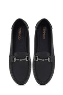 Kadın Siyah Tokalı Loafer | Derimod Kadın Siyah Tokalı Loafer | Derimod