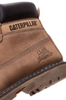 Caterpillar Men's Beige Colorado Nubuck Leather Boots | Derimod Caterpillar Men's Beige Colorado Nubuck Leather Boots | Derimod