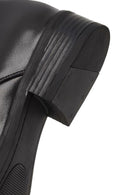 Women's Black Lace-up Leather Masculine Shoe | Derimod Women's Black Lace-up Leather Masculine Shoe | Derimod