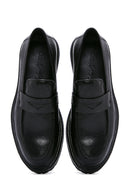 Men's Black Leather Casual Loafer | Derimod Men's Black Leather Casual Loafer | Derimod