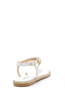 Women's Pearl Detailed Sandals | Derimod Women's Pearl Detailed Sandals | Derimod