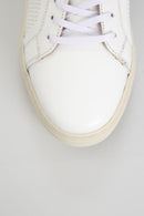 Beyaz Erkek Deri Sneaker | Derimod Beyaz Erkek Deri Sneaker | Derimod