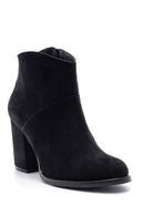Women's Suede Heeled Boots | Derimod Women's Suede Heeled Boots | Derimod