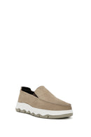Erkek Vizon Nubuk Deri Comfort Loafer | Derimod Erkek Vizon Nubuk Deri Comfort Loafer | Derimod