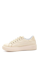 Kadın Deri Desenli Sneaker | Derimod Kadın Deri Desenli Sneaker | Derimod