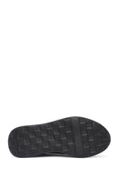 Erkek Lacivert Bağcıklı Kalın Tabanlı Deri Sneaker | Derimod Erkek Lacivert Bağcıklı Kalın Tabanlı Deri Sneaker | Derimod