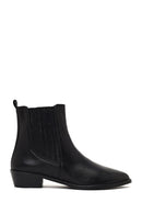 Women's Black Leather Chelsea Boot | Derimod Women's Black Leather Chelsea Boot | Derimod