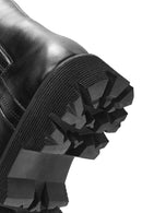 Women's Black Zippered Leather Chelsea Boots | Derimod Women's Black Zippered Leather Chelsea Boots | Derimod