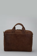 Tan Men's Leather Briefcase | Derimod Tan Men's Leather Briefcase | Derimod