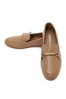 Kadın Pudra Toka Detaylı Deri Maskülen Loafer | Derimod Kadın Pudra Toka Detaylı Deri Maskülen Loafer | Derimod