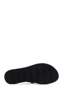 Women's Black Flip Flops with Stones | Derimod Women's Black Flip Flops with Stones | Derimod