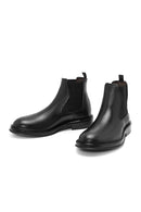 Men's Black Leather Casual Chelsea Boots | Derimod Men's Black Leather Casual Chelsea Boots | Derimod