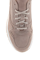 Men's Mink Suede Leather Sneaker | Derimod Men's Mink Suede Leather Sneaker | Derimod