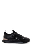 Erkek Siyah Deri Casual Sneaker | Derimod Erkek Siyah Deri Casual Sneaker | Derimod