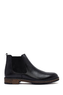 Male Black Leather Chelsea Boots | Derimod Male Black Leather Chelsea Boots | Derimod