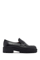 Derimod Gritti Woman Black Leather Masculine Loafer | Derimod Derimod Gritti Woman Black Leather Masculine Loafer | Derimod