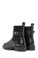 Women's Black Zippered Buckle Detailed Boots | Derimod Women's Black Zippered Buckle Detailed Boots | Derimod