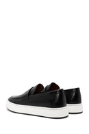 Men's Black Leather Casual Loafer | Derimod Men's Black Leather Casual Loafer | Derimod