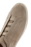 Erkek Bej Süet Deri Sneaker | Derimod Erkek Bej Süet Deri Sneaker | Derimod