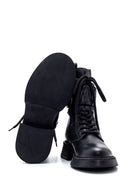 Women's Leather Stone Detailed Boots | Derimod Women's Leather Stone Detailed Boots | Derimod