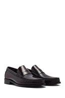 Men's Burgundy Leather Classic Loafer | Derimod Men's Burgundy Leather Classic Loafer | Derimod