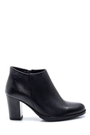 Women's Leather Zippered Heeled Boots | Derimod Women's Leather Zippered Heeled Boots | Derimod