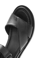 Women's Black Strappy Leather Sandals | Derimod Women's Black Strappy Leather Sandals | Derimod