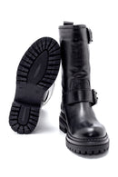 Women's Leather Buckle Detailed Boots | Derimod Women's Leather Buckle Detailed Boots | Derimod
