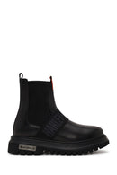 Harley Davidson Male Black Polperro Leather Chelsea Boots | Derimod Harley Davidson Male Black Polperro Leather Chelsea Boots | Derimod