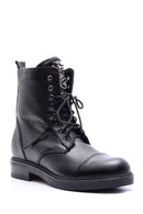 Women's Lace-up Leather Boots | Derimod Women's Lace-up Leather Boots | Derimod
