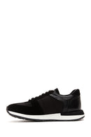 Men's Black Suede Detailed Sneaker | Derimod Men's Black Suede Detailed Sneaker | Derimod